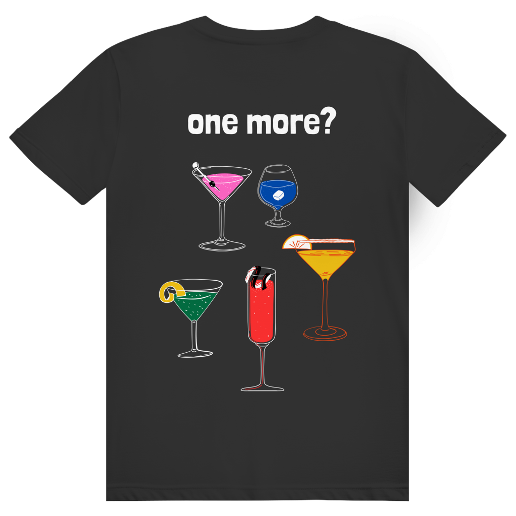 HAUZE™ “One more?” Normal Fit T-Shirt