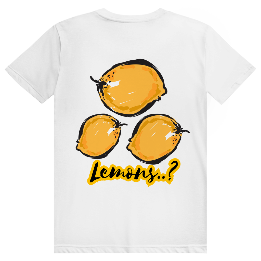 HAUZE™ “Lemons..?” Normal Fit T-Shirt