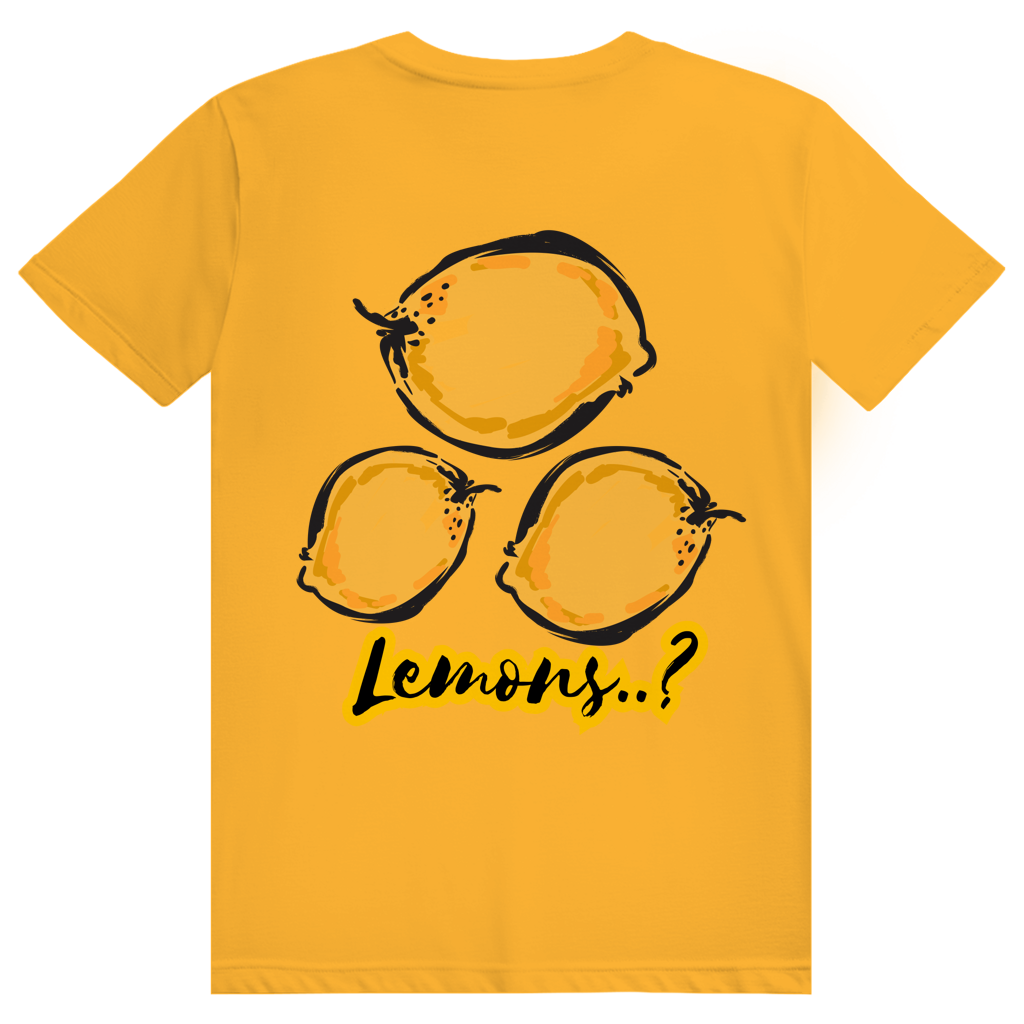 HAUZE™ “Lemons..?” Normal Fit T-Shirt